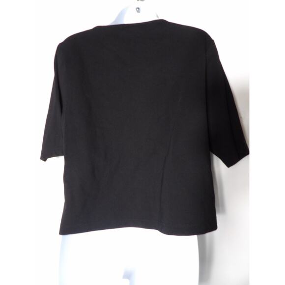 Torrid 1 1X Rebel Wilson Top Patchwork Black Hearts Short Sleeve Love - Picture 12 of 12